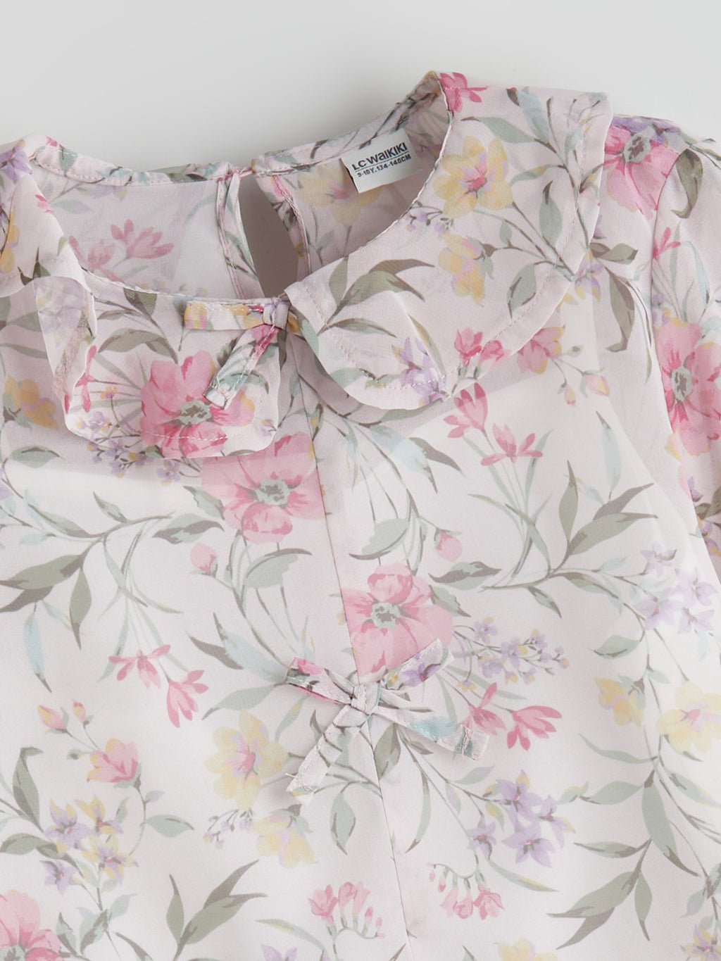 LCW Kids Baby Collar Floral Girl Blouse