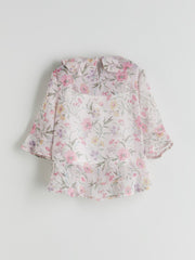 LCW Kids Baby Collar Floral Girl Blouse