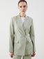 LCW Modest Waist Belted Women Blazer Jacket