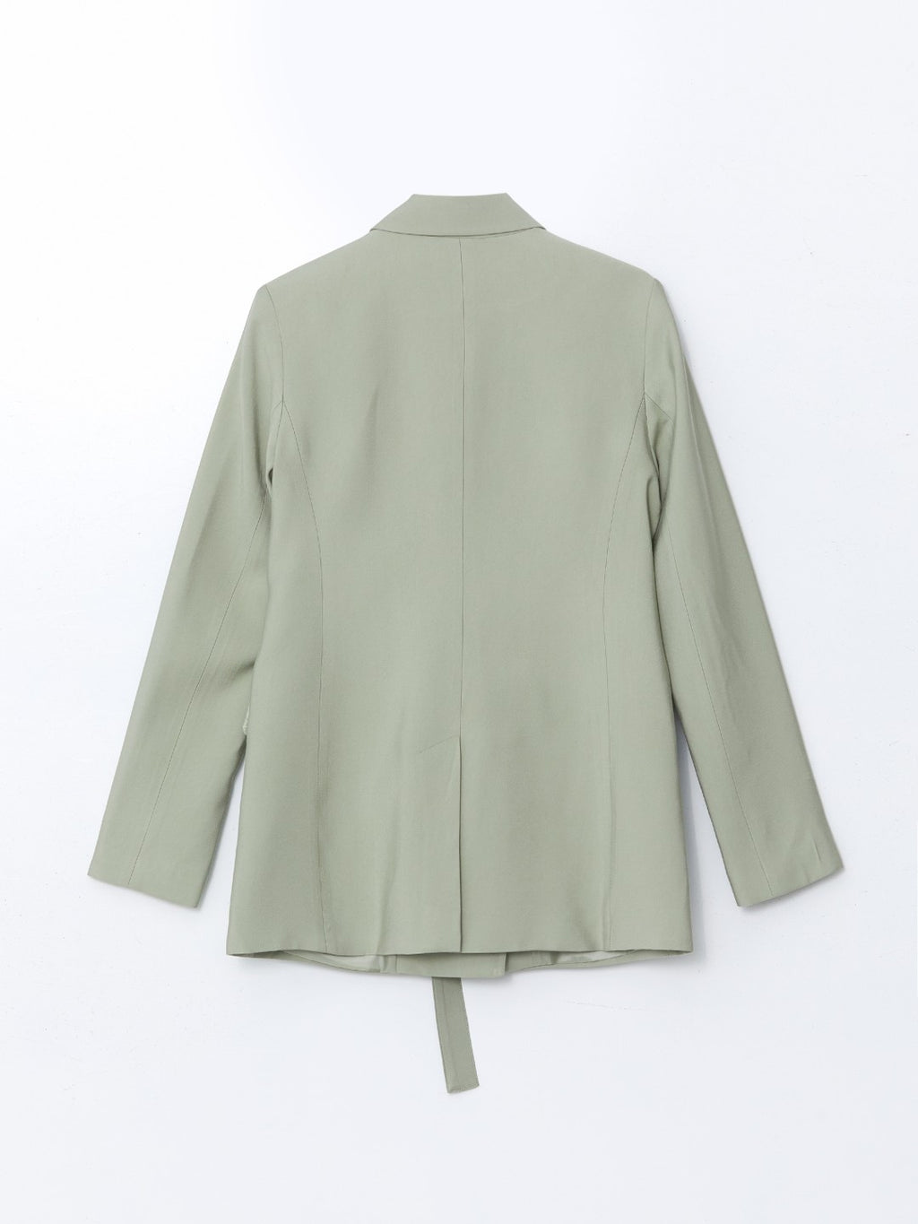 LCW Modest Waist Belted Women Blazer Jacket