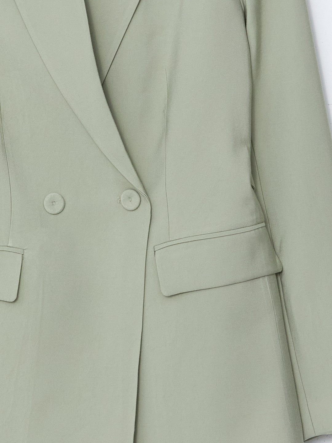 LCW Modest Waist Belted Women Blazer Jacket