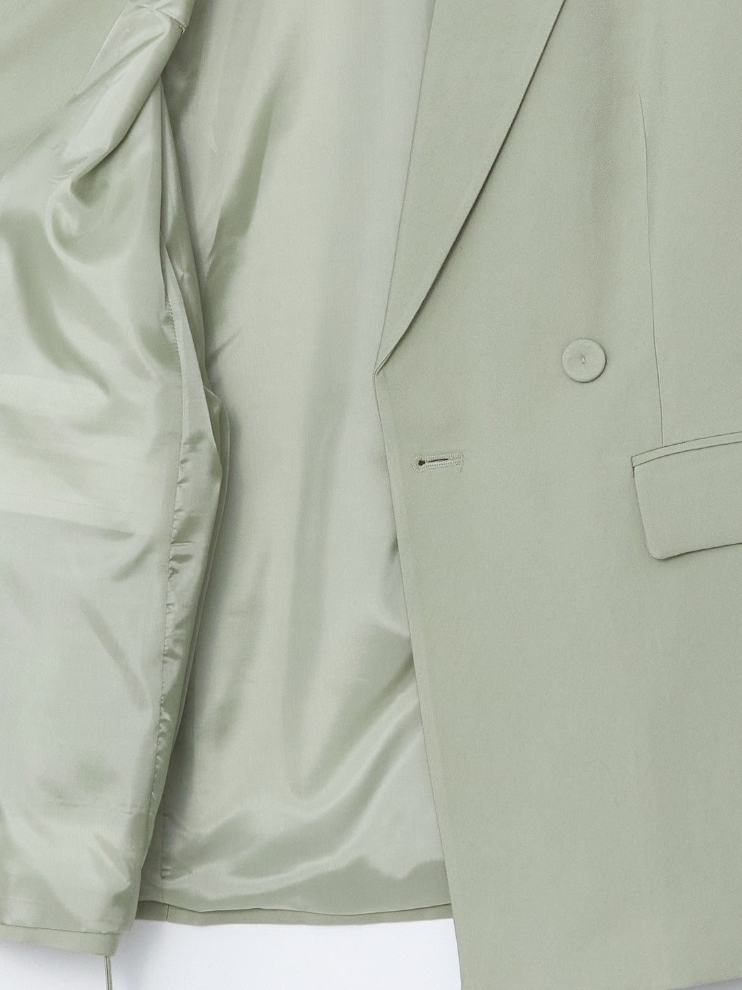 LCW Modest Waist Belted Women Blazer Jacket