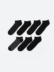 LCW ACCESSORIES Mixed Patterned Men Ankle Socks 7-Pack