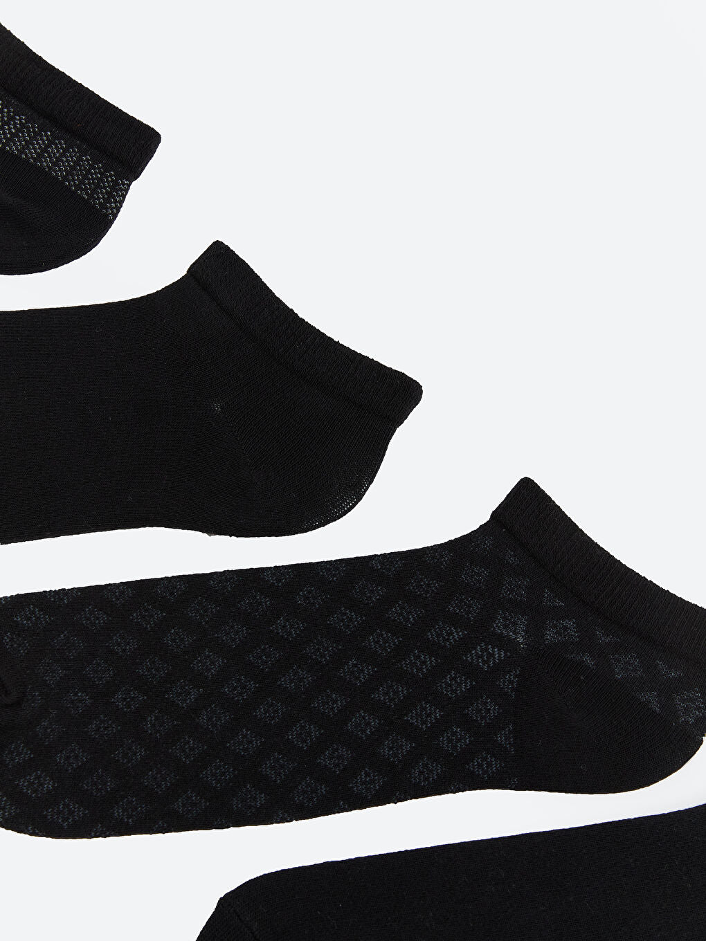 LCW ACCESSORIES Mixed Patterned Men Ankle Socks 7-Pack