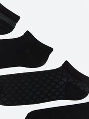 LCW ACCESSORIES Mixed Patterned Men Ankle Socks 7-Pack