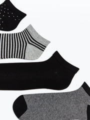 Patterned Men Ankle Socks 7-Pack
