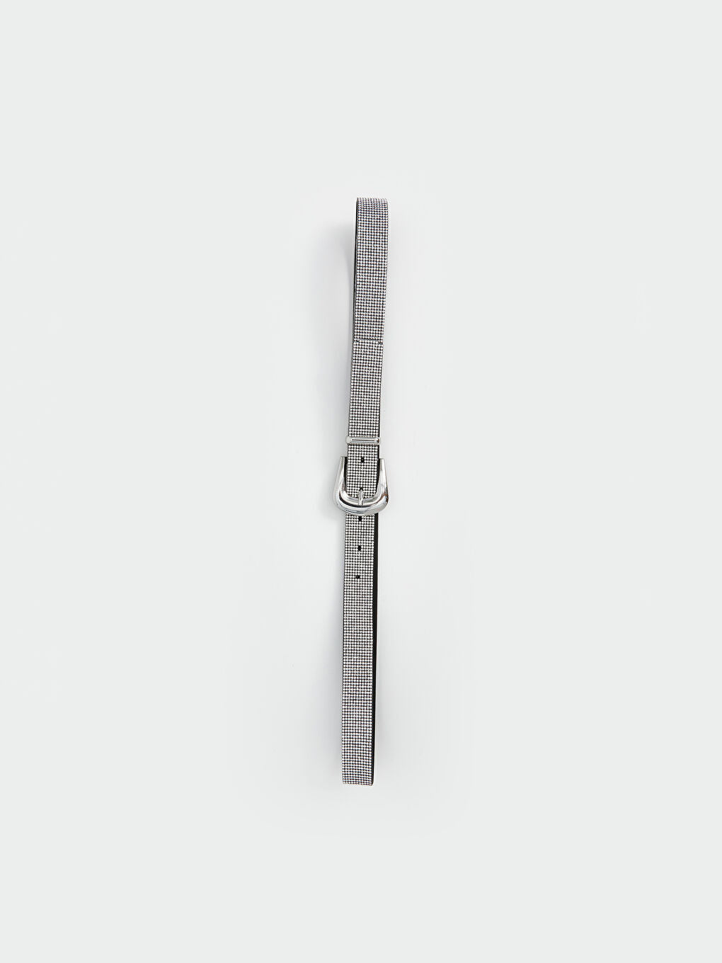 LCW ACCESSORIES Grey Shiny Stone Women Belt
