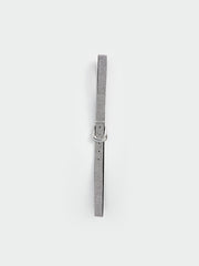 LCW ACCESSORIES Grey Shiny Stone Women Belt