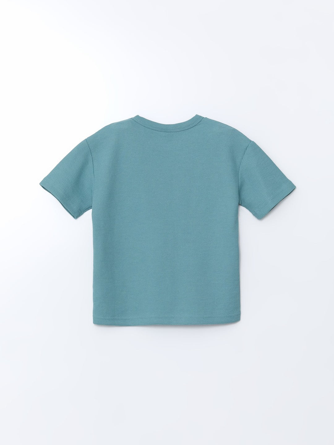 LCW Kids Crew Neck Textured Boy T-Shirt And Shorts