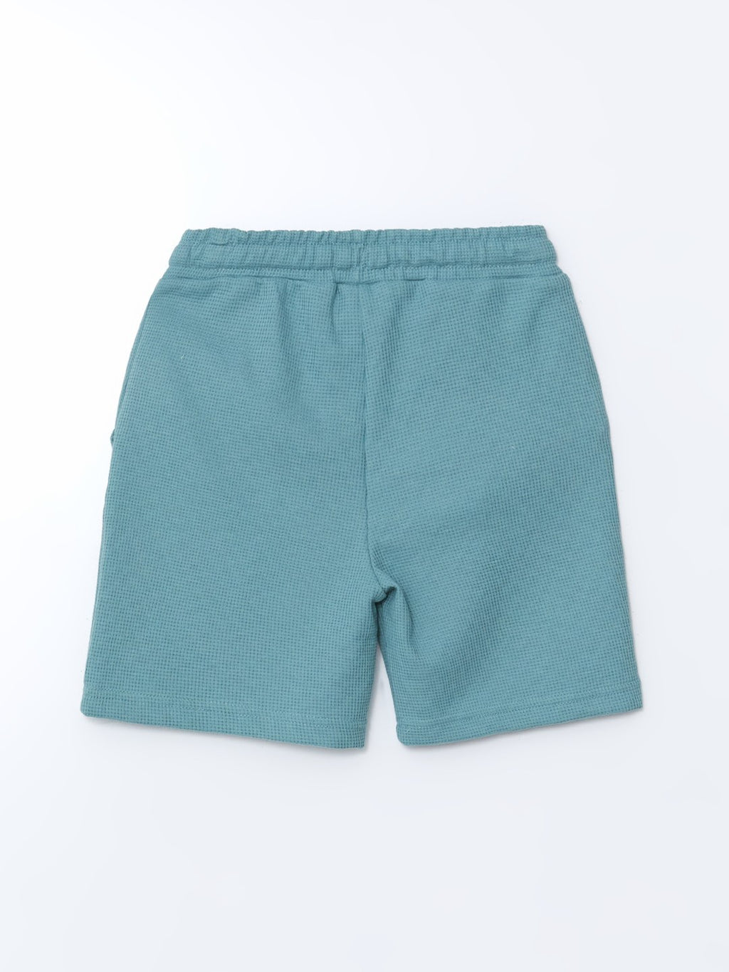 LCW Kids Crew Neck Textured Boy T-Shirt And Shorts