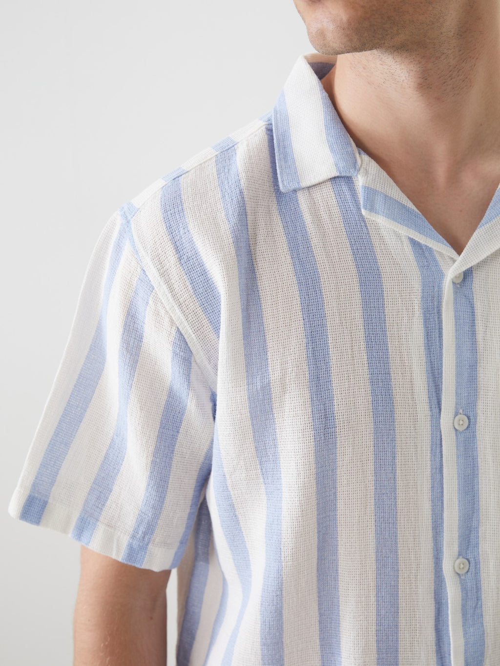 LCW Vision Regular Fit Short Sleeve Men Textured Shirt