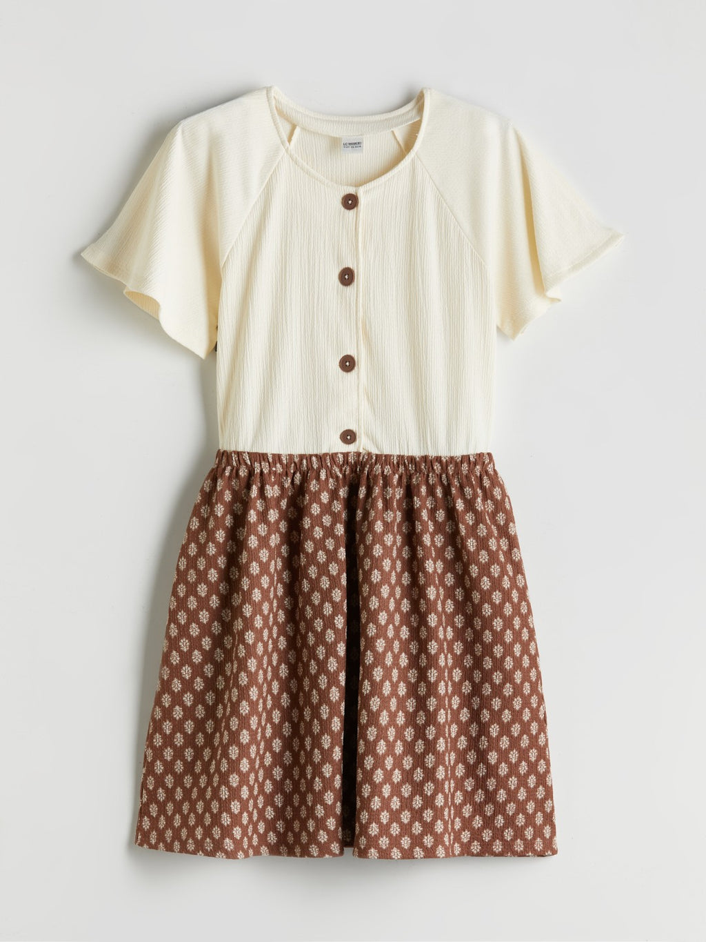 LCW Kids Crew Neck Girl Dress