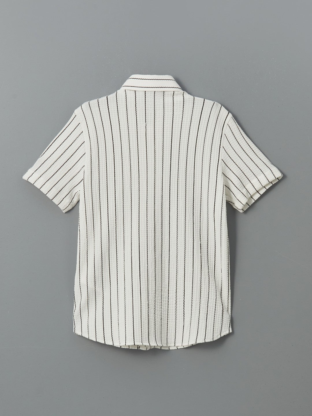 LCW Vision Short Sleeve Striped Boy Shirt
