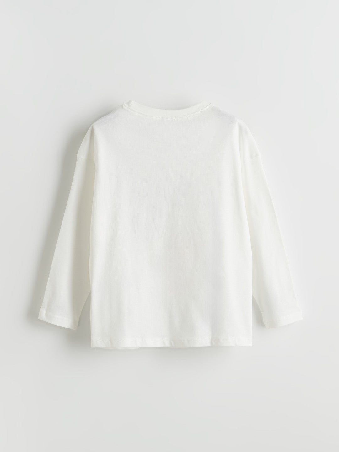 LCW Kids Ecru Crew Neck Girls Pajama Set