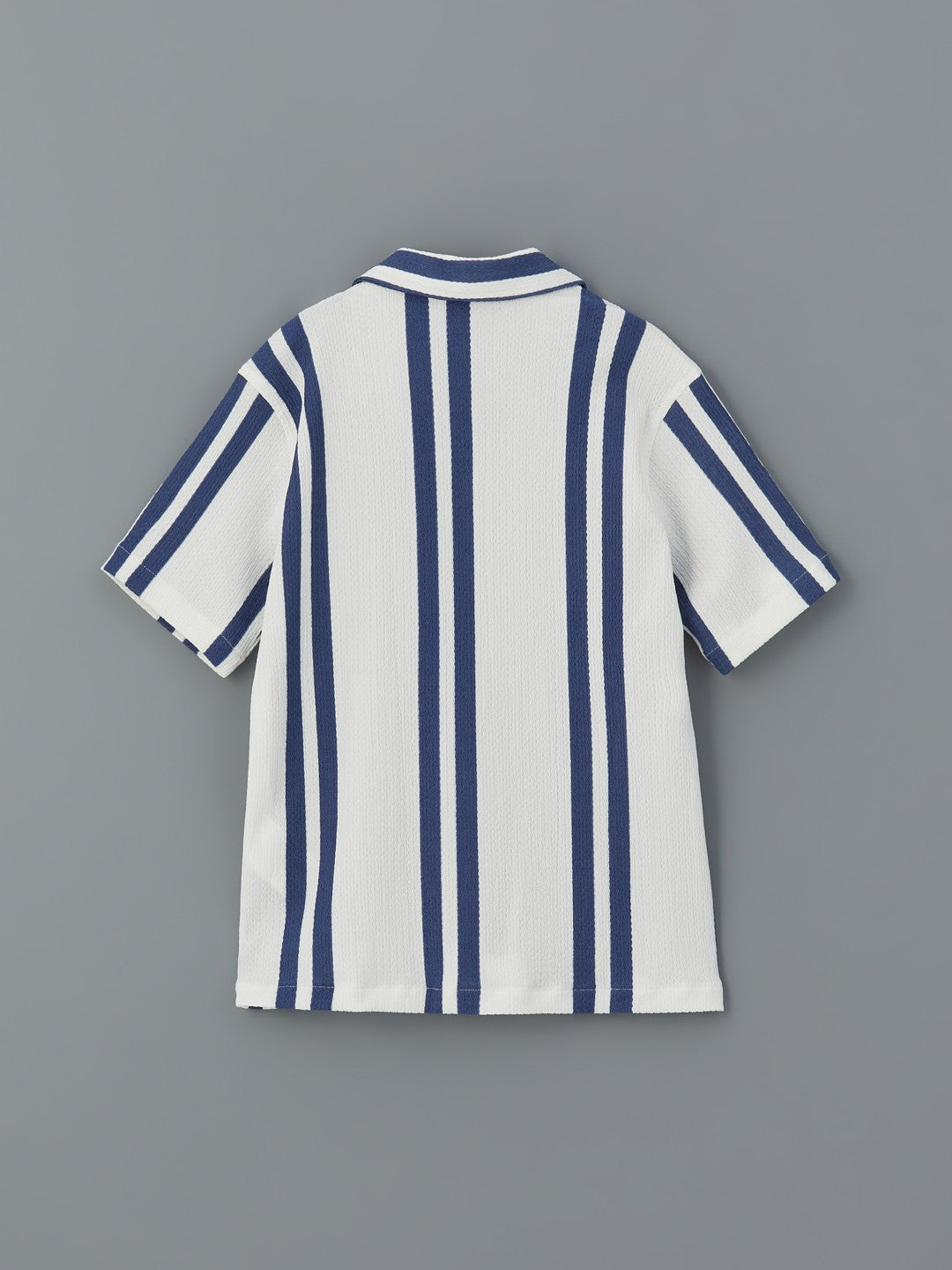LCW Vision Short Sleeve Striped Boy Shirt
