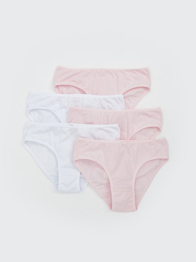 LCW Kids Basic Girls Panties 5-Pack Hover Image