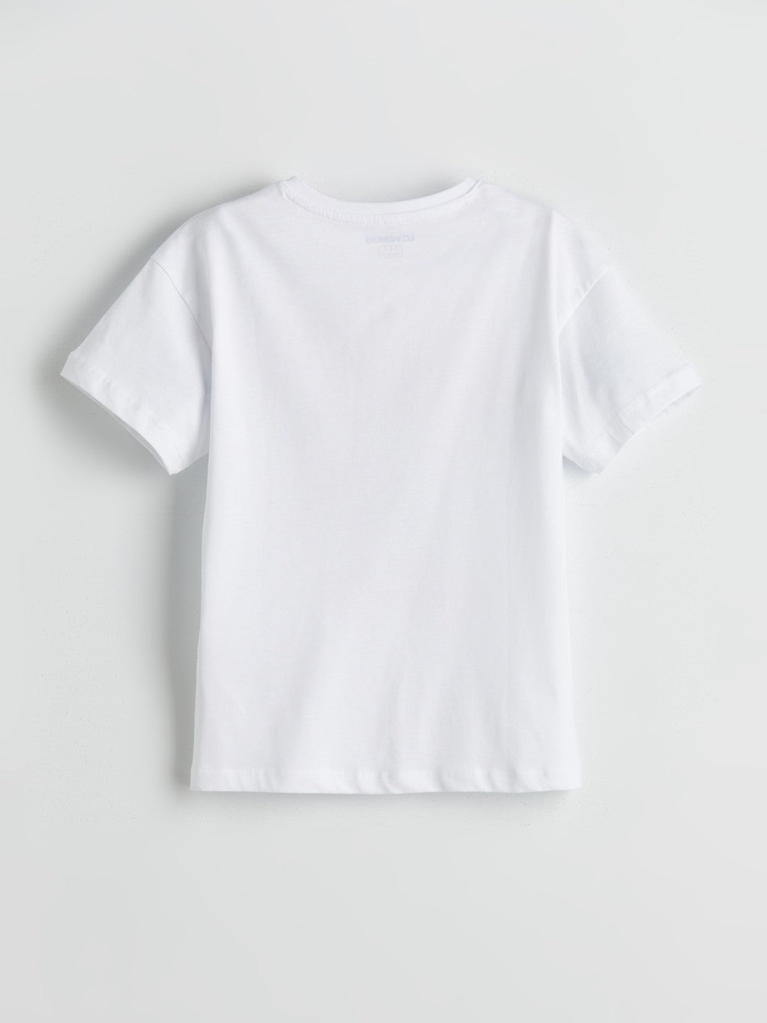 LCW Kids Crew Neck Teddy Bear Printed Boy Shorts Pajama Set