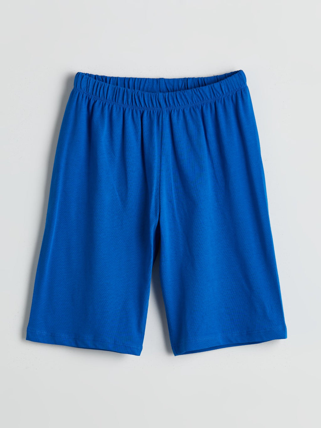 LCW Kids Crew Neck Teddy Bear Printed Boy Shorts Pajama Set