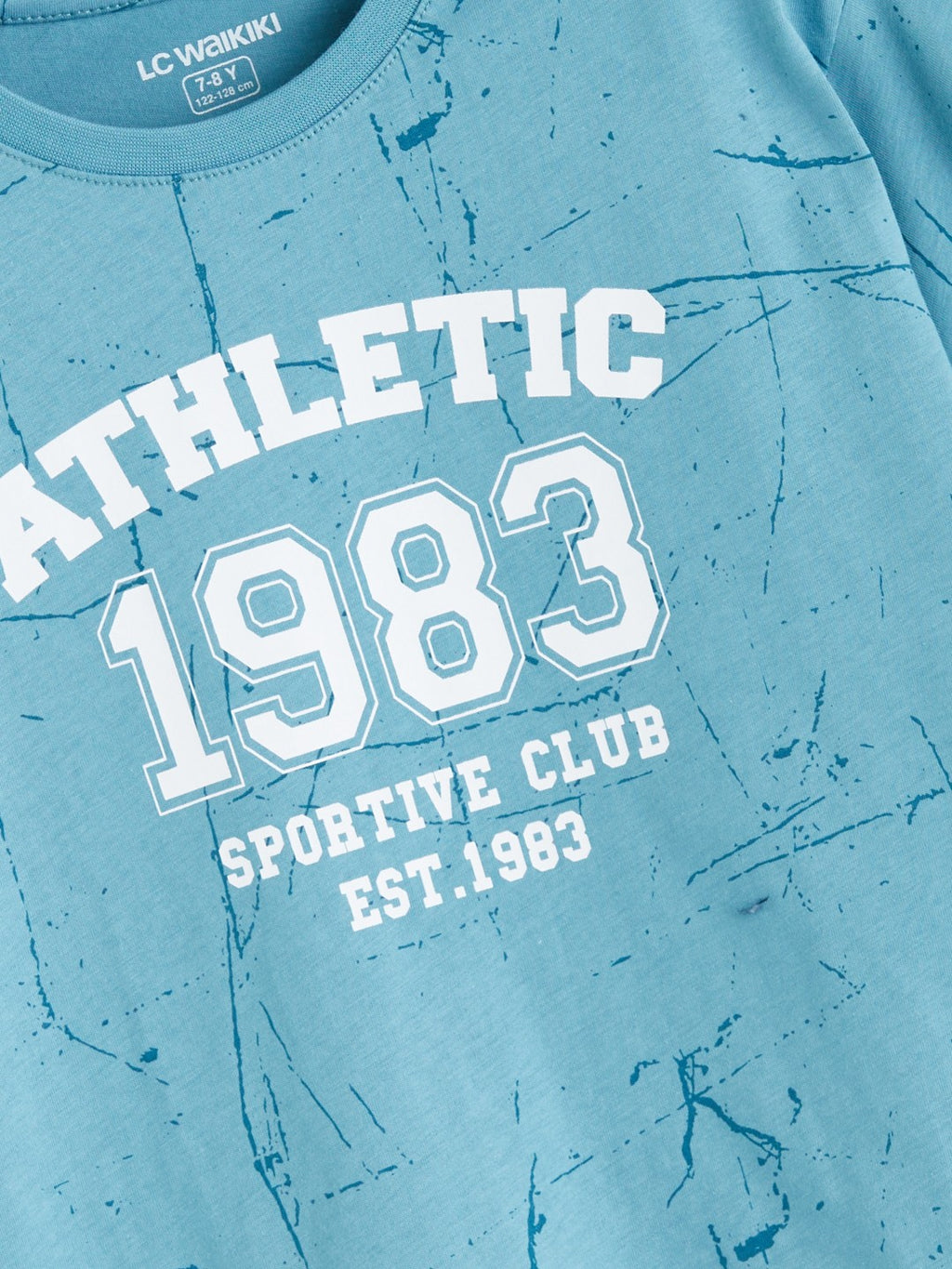 LCW Kids Crew Neck Boy Shorts Pajama Set