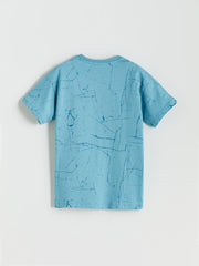LCW Kids Crew Neck Boy Shorts Pajama Set