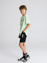 LCW Kids Crew Neck Boys T-Shirt And Shorts