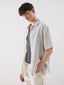 Xside Relaxed Fit Short Sleeve Striped Men Shirt