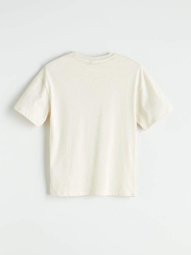 LCW Kids Crew Neck Boys T-Shirt Hover Image