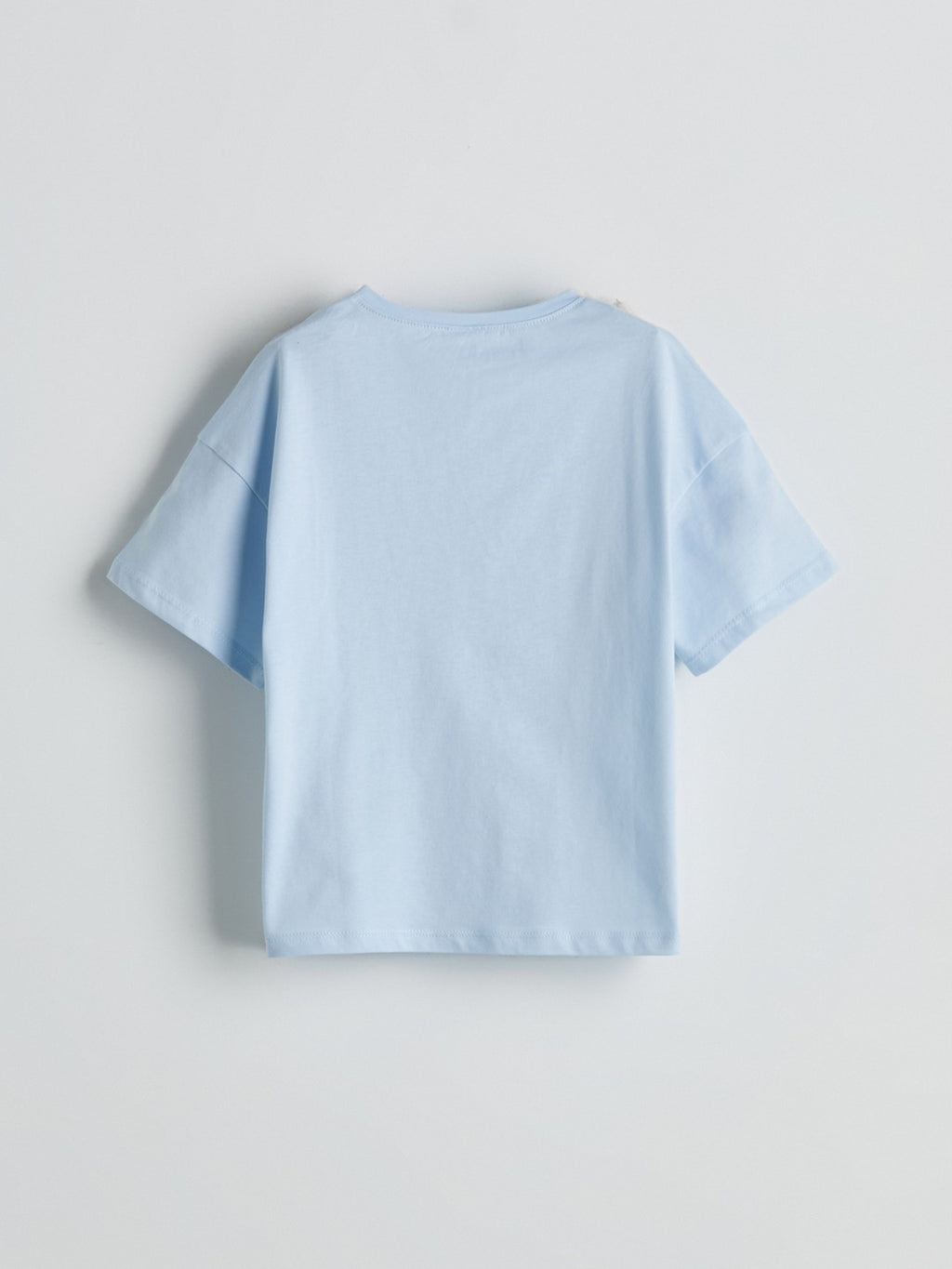 LCW Kids Crew Neck Girls Shorts Pajama Set