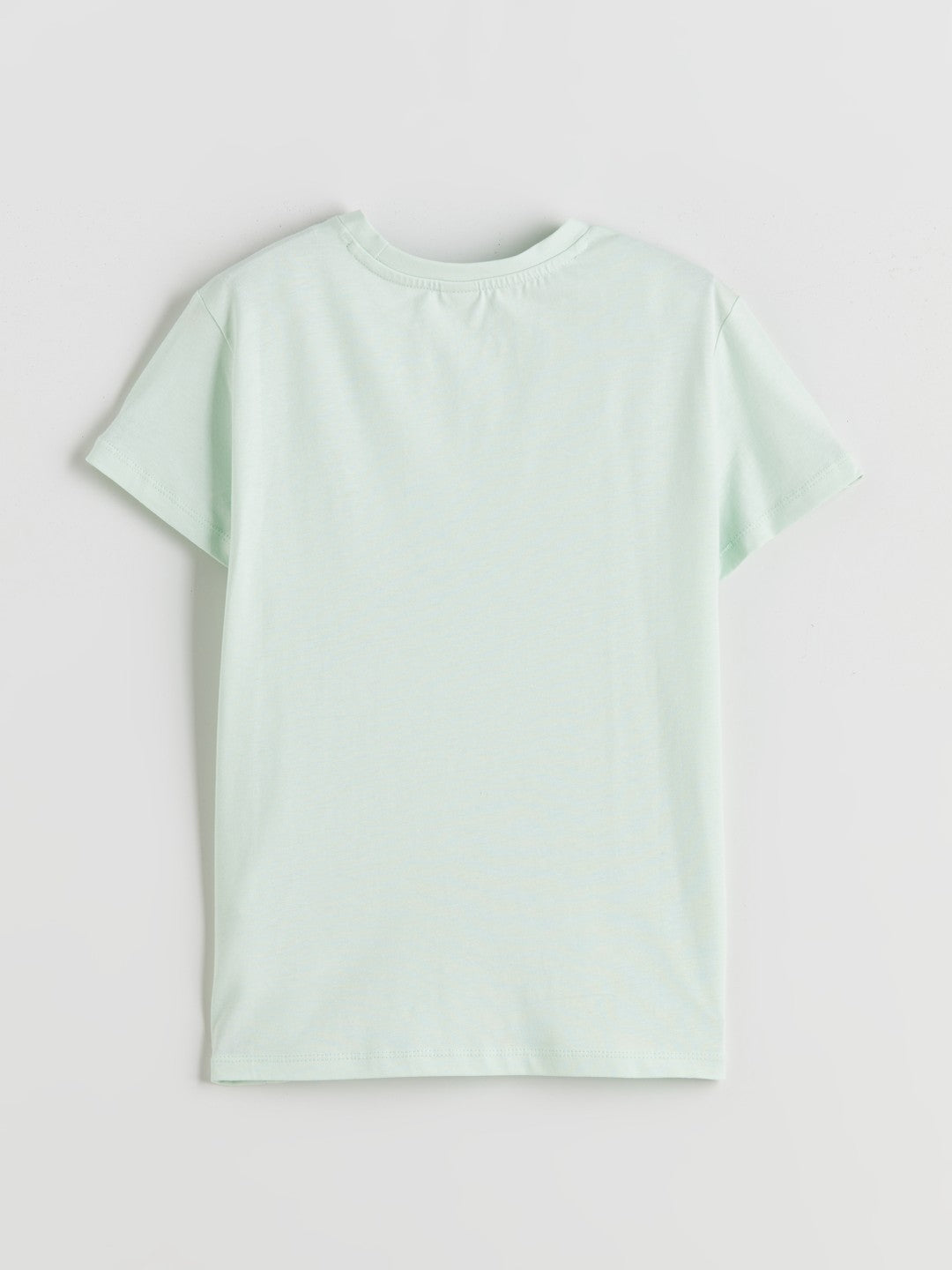 LCW Kids Green Crew Neck Floral Girls T-Shirt