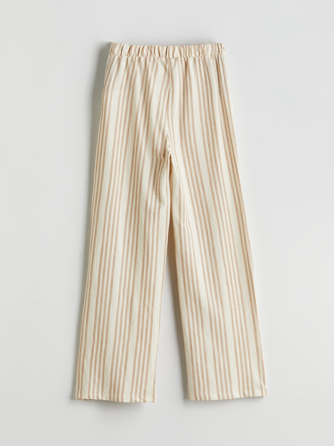 LCW Kids Elastic Waist Striped Girl Trousers