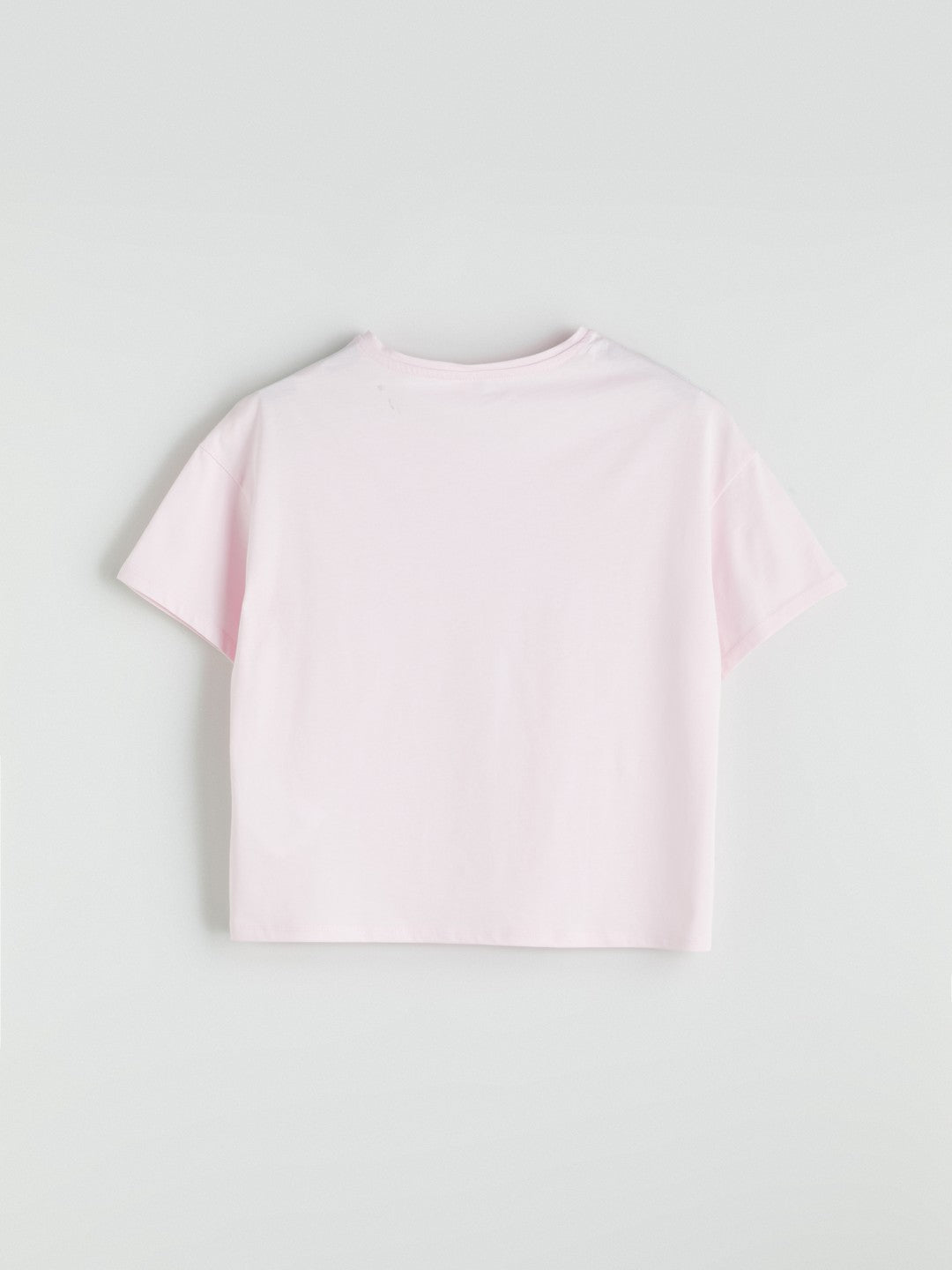 LCW Dream Black Petite Crew Neck Printed Women Pajama Set