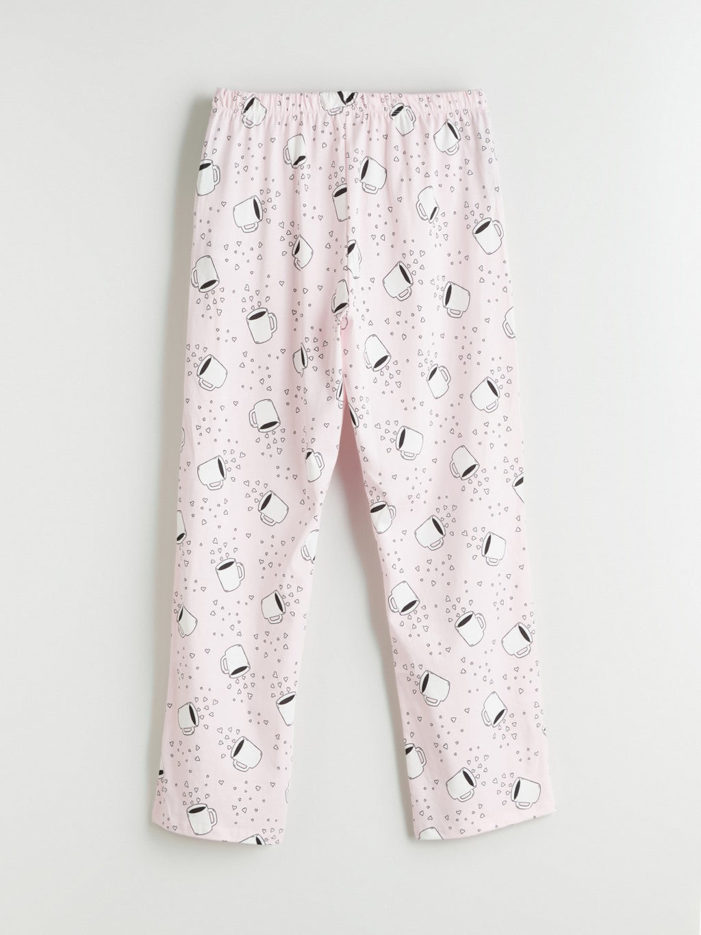 LCW Dream Petite Crew Neck Printed Women Pyjama Set