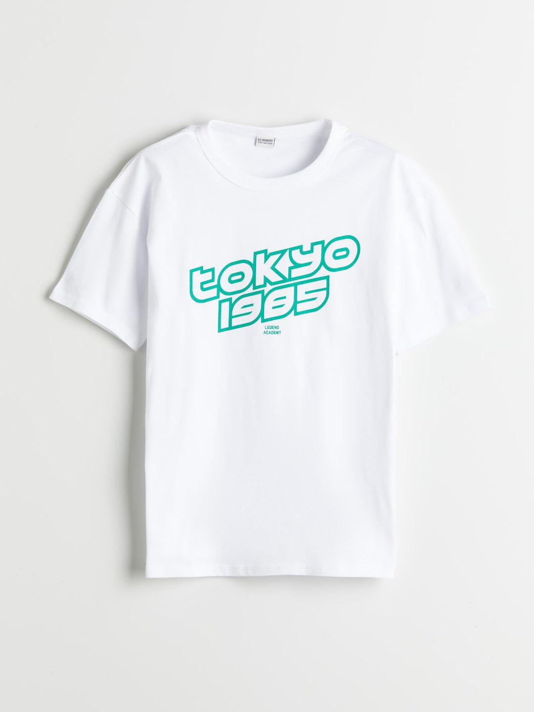 LCW Kids Crew Neck Tokyo Printed BoyS T-Shirt