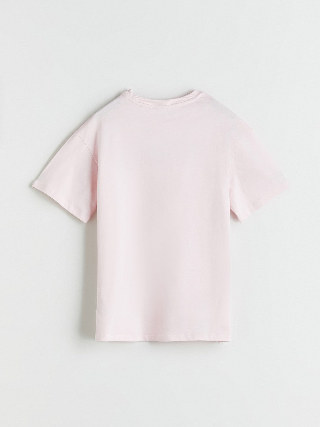 LCW Kids Pink Crew Neck Girls T-Shirt