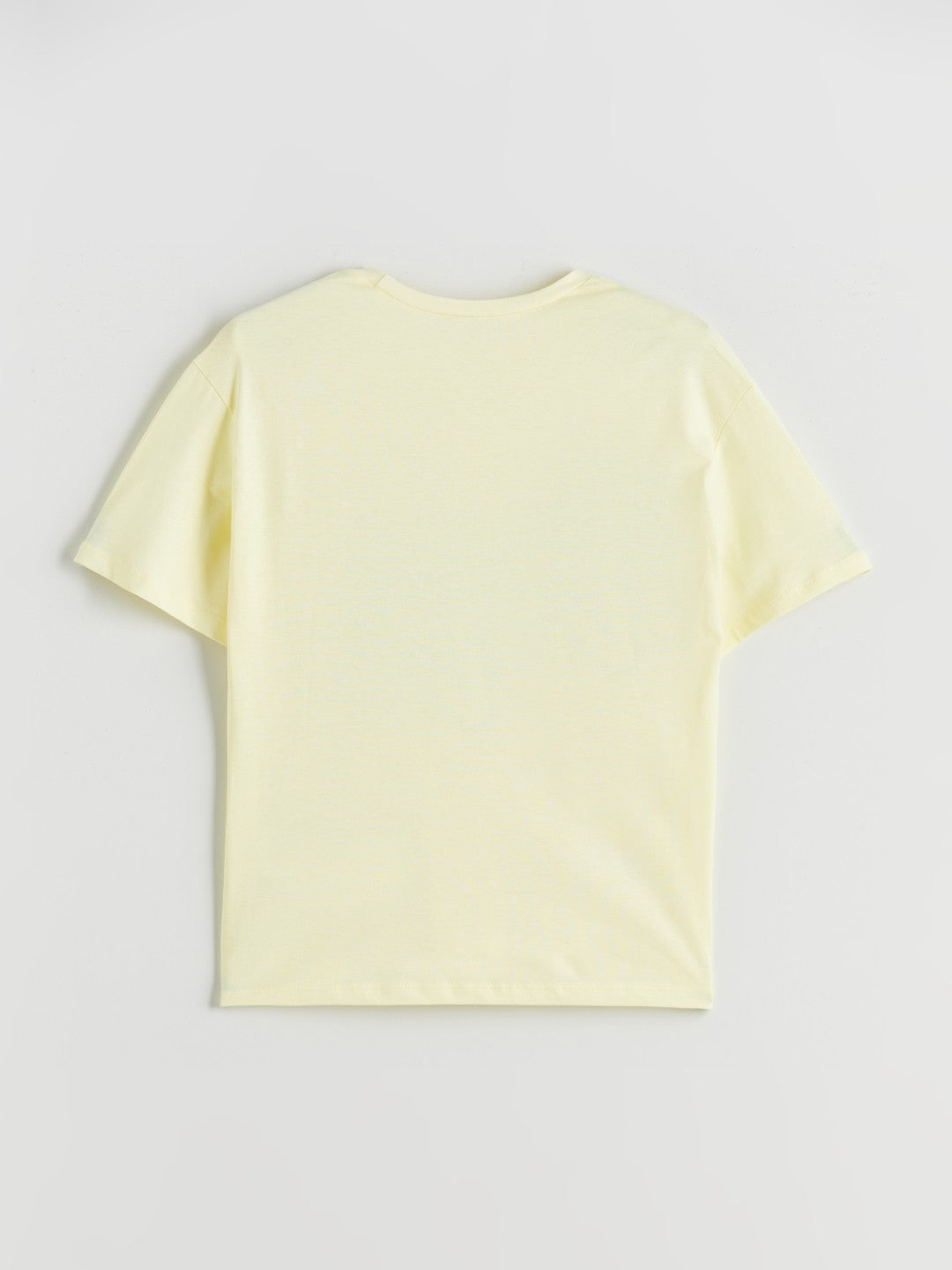 LCW Kids Yellow Crew Neck Girls T-Shirt