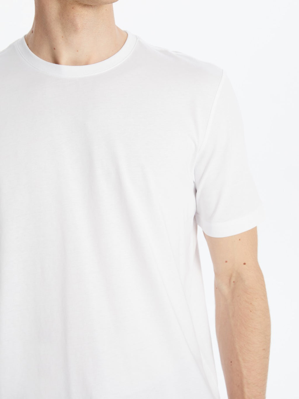 LCW Classic Crew Neck Short Sleeve Men T-Shirt 2-Pack