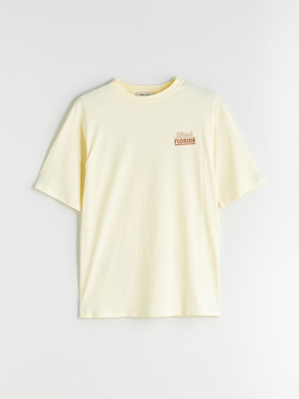 LCW Vision Florida Printed Oversize Women T-Shirt