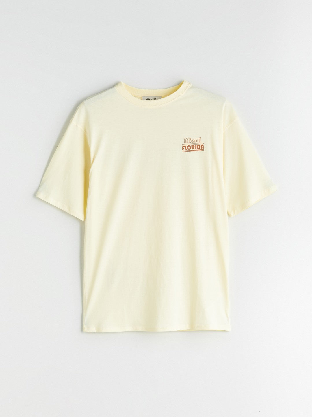 LCW Vision Florida Printed Oversize Women T-Shirt