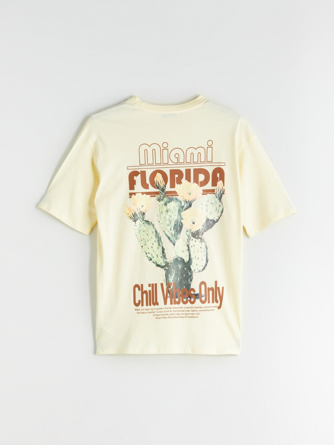 LCW Vision Florida Printed Oversize Women T-Shirt