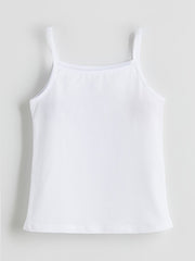 LCW Kids White Square Neck Girls Tank Top 3-Pack