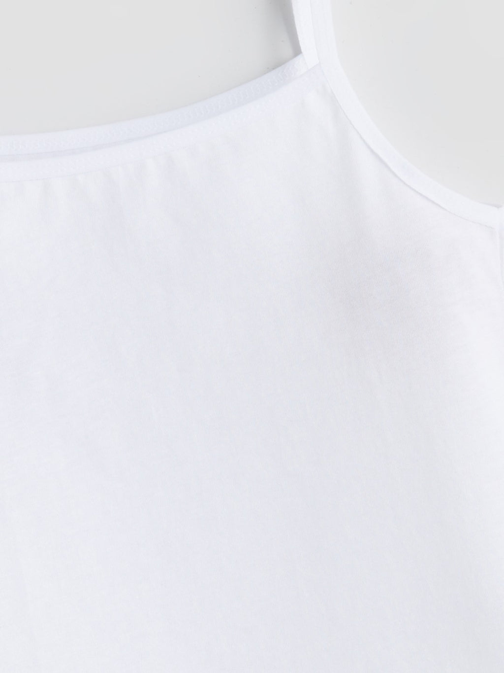 LCW Kids White Square Neck Girls Tank Top 3-Pack