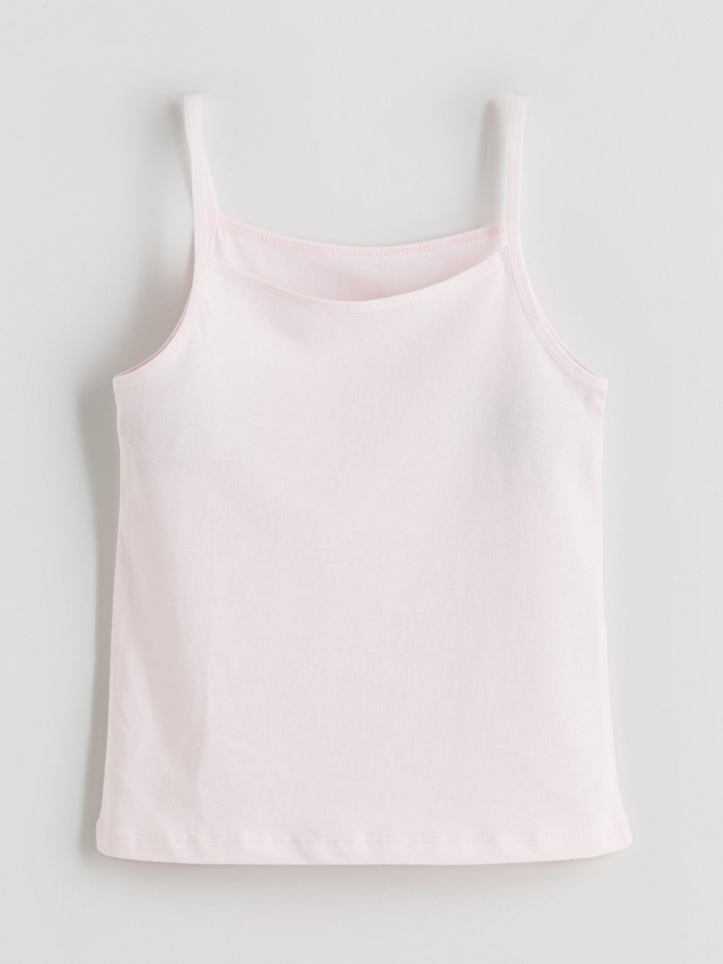 LCW Kids White Square Neck Girls Tank Top 3-Pack