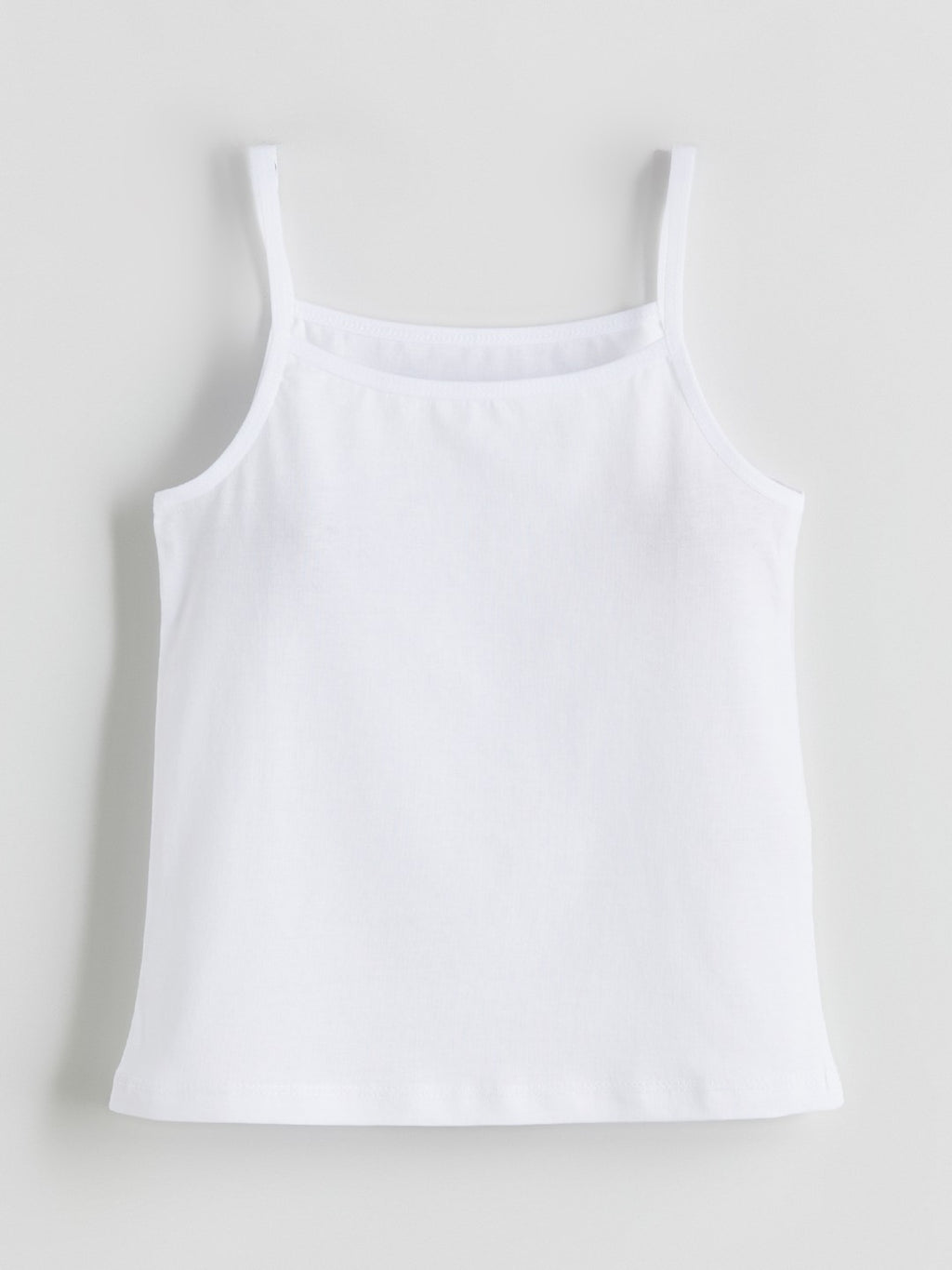LCW Kids White Square Neck Girls Tank Top 3-Pack
