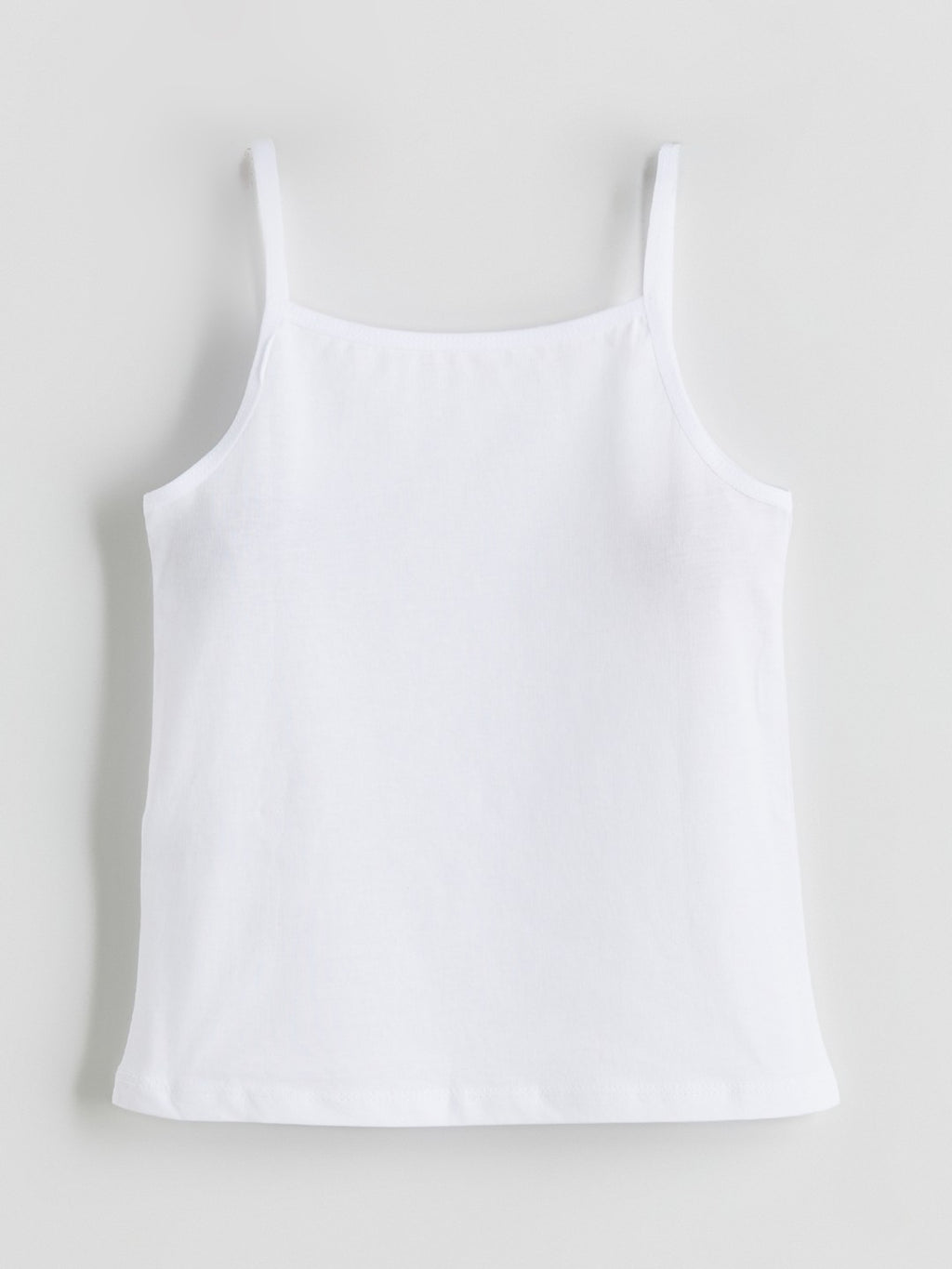 LCW Kids White Square Neck Girls Tank Top 3-Pack