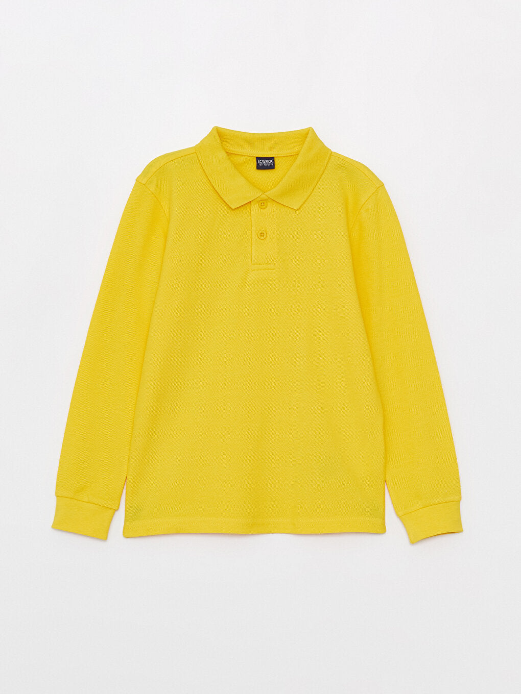 Polo Neck Basic Long Sleeve Boys T-Shirt