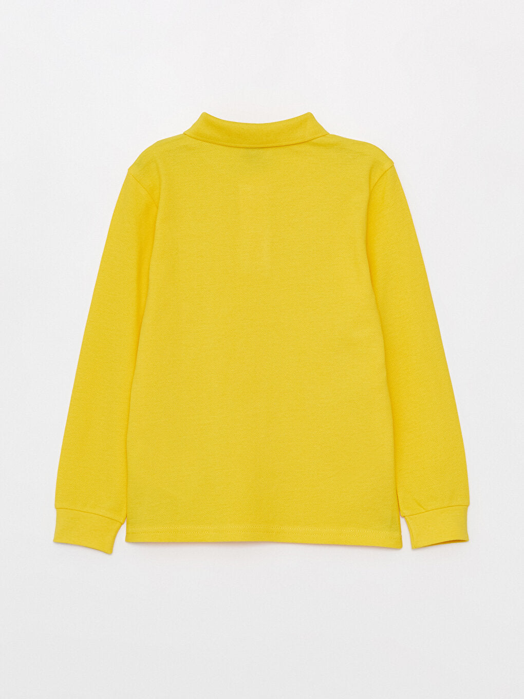 Polo Neck Basic Long Sleeve Boys T-Shirt