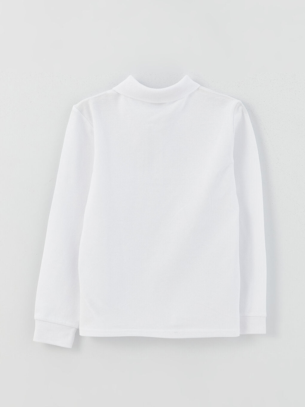 Polo Neck Basic Long Sleeve Boys T-Shirt