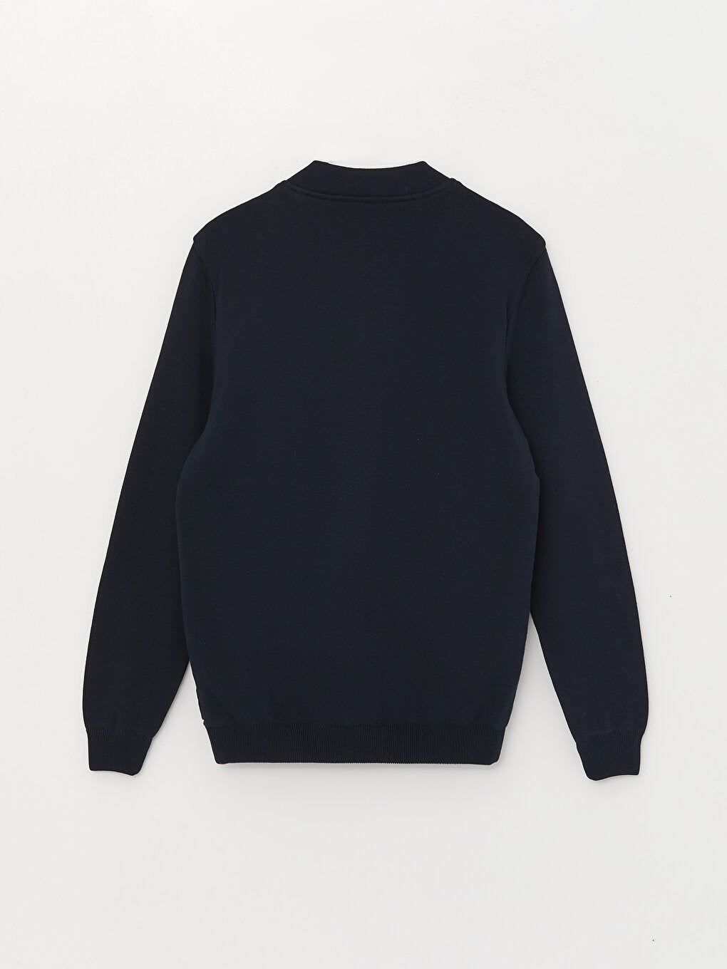 Slim Fit College Collar Men Knitwear Coat