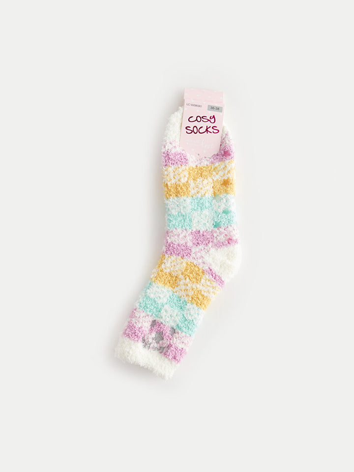 Girls Patterned Home Socks