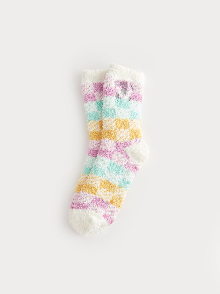 Girls Patterned Home Socks